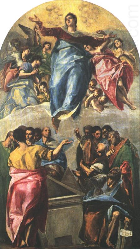 GRECO, El Assumption of the Virgin dfg china oil painting image